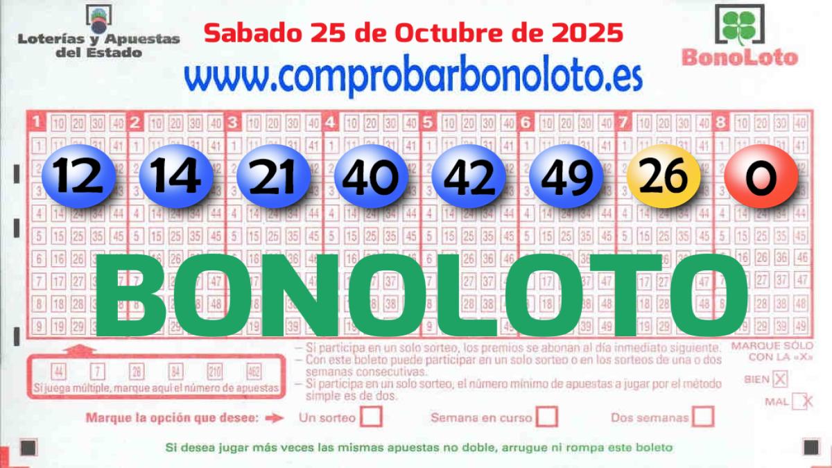 La Bonoloto del Sábado reparte suerte en Ardales